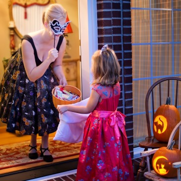Halloween and trick or treating in safe neighbourhoods